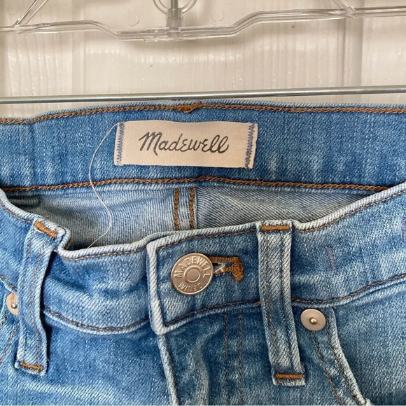 MADEWELL 9 Inch High-Rise Skinny Jeans: Seamed Step-Hem Edition Size 26 - Picture 5 of 11